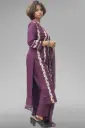 Embroidered Cotton 3 Piece Suit [007]